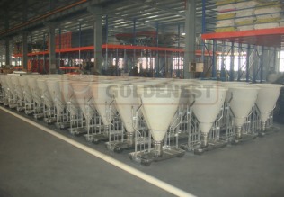 Sow feed trough staineless steel durable